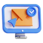 Correos Corporativos Profesionales Icono de correos corporativos profesionales para servicios de diseño web