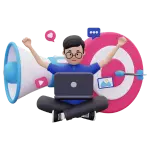 Estrategias Personalizadas de Marketing Digital Icono de estrategias personalizadas para servicios de marketing digital