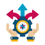 Flexibilidad y Alcance en Marketing Digital Icono que representa flexibilidad y alcance en servicios de marketing digital