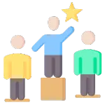 Gana Ventaja Competitiva con SEO Icono de ventaja competitiva para servicios de SEO