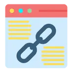 Link Building para Mejora de SEO Icono de link building para servicios de SEO