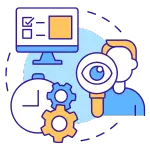 Visibilidad en la Primera Página de Resultados de Búsqueda Icono que representa la visibilidad en la primera página de resultados de SEO